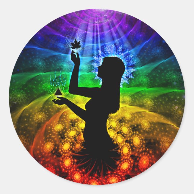 Beleuchtung Runder Aufkleber (Vorderseite)