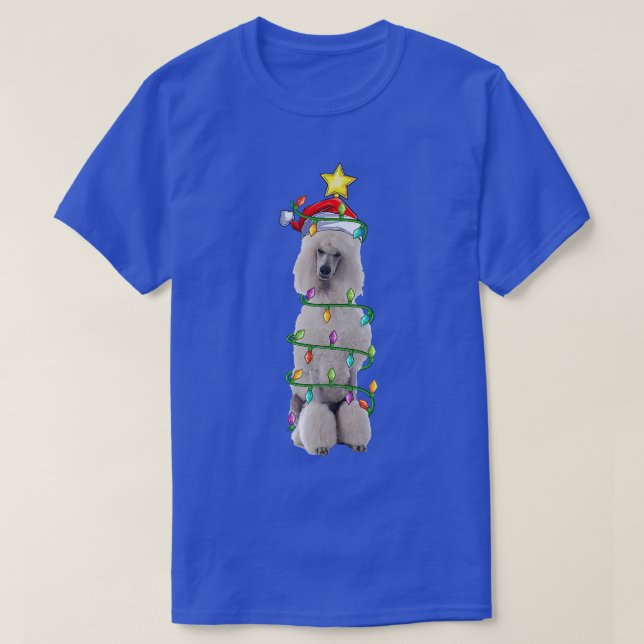 Beleuchtung Weihnachtsbaum passt zum Santa Standar T-Shirt (Design vorne)