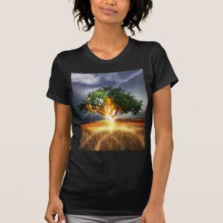 Beleuchtungs-Baum T-Shirt