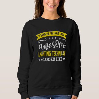 Beleuchtungstechniker Jobtitel Mitarbeiter Beleuch Sweatshirt