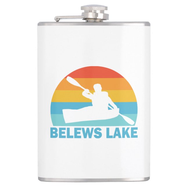 Belews Lake North Carolina Kayak Flachmann (Vorderseite)