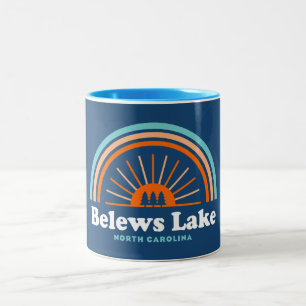Belews Lake North Carolina Rainbow Zweifarbige Tasse