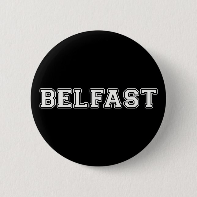 Belfast Button (Vorderseite)