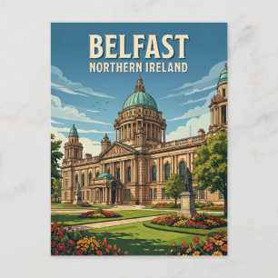 Belfast City Hall Nordirland Postkarte