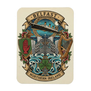 Belfast City Hall Nordirland Reise Magnet