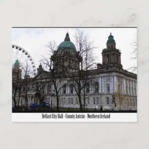 Belfast City Hall Postkarte