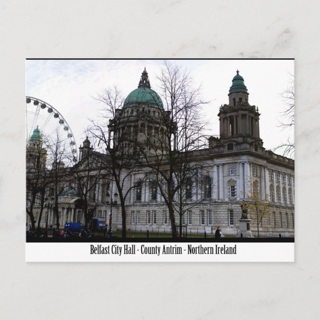 Belfast City Hall Postkarte (Vorderseite)