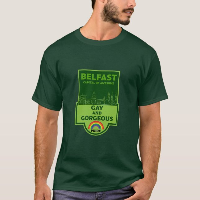 Belfast Gay Pride - Brighton Ireland LGBT - T-Shirt (Vorderseite)