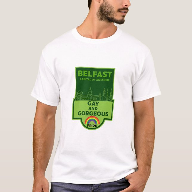 Belfast Gay Pride - Brighton Ireland LGBT - T-Shirt (Vorderseite)