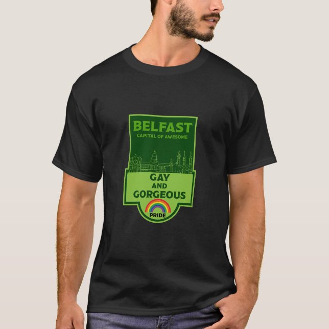 Belfast Gay Pride - Brighton Ireland LGBT - T-Shirt (Vorderseite)