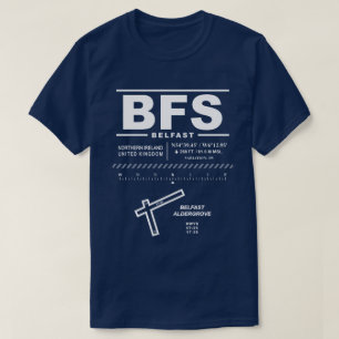 Belfast International Airport BFS T - Shirt