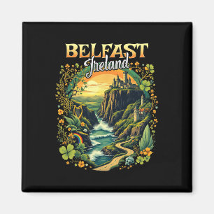 Belfast Ireland Vacacation Trip Travel Irish Souve Magnet