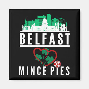 Belfast Lieben Mince Pies Cityscape Magnet