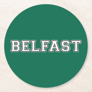 Belfast Runder Pappuntersetzer