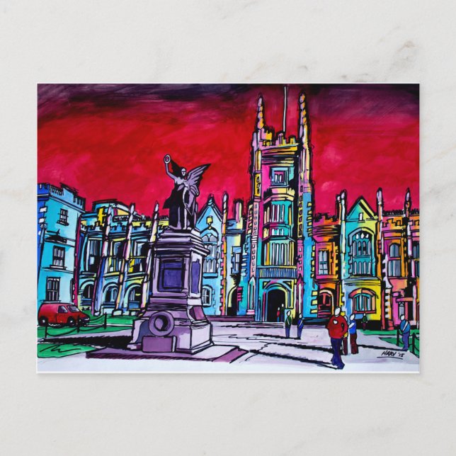 Belfast - Universität Queens Postkarte (Vorderseite)