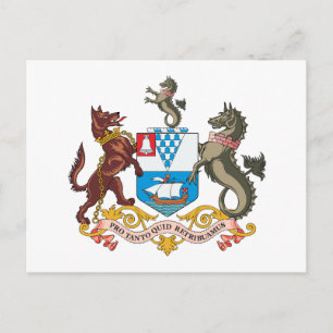 Belfast-Wappen Postkarte