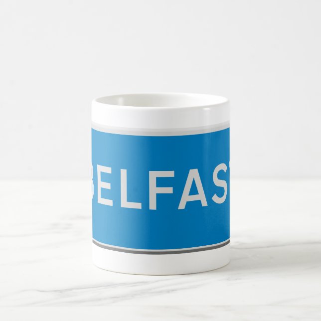 Belfaster Verkehrsschild Kaffeetasse (Mittel)