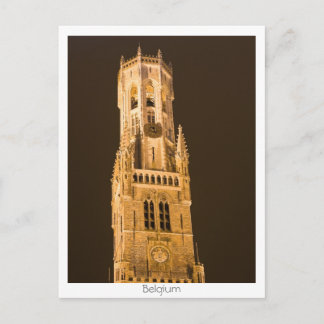 Belfry in Brügge Postkarte