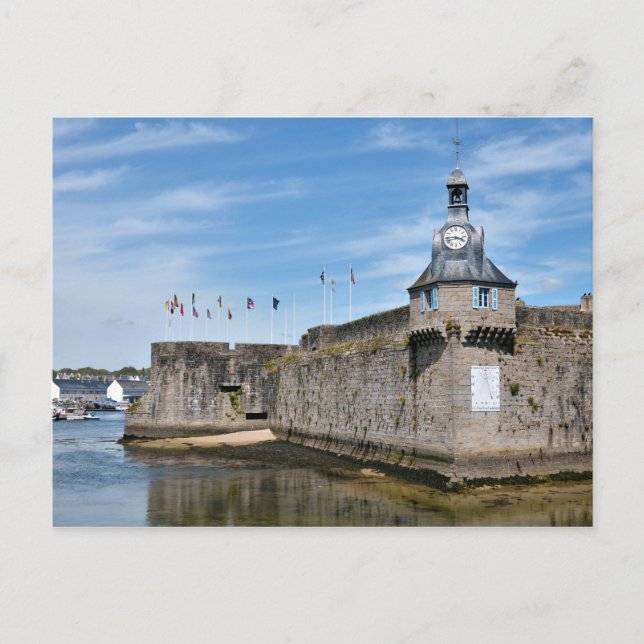 Belfry Ville Nah von Concarneau in Frankreich Postkarte (Vorderseite)