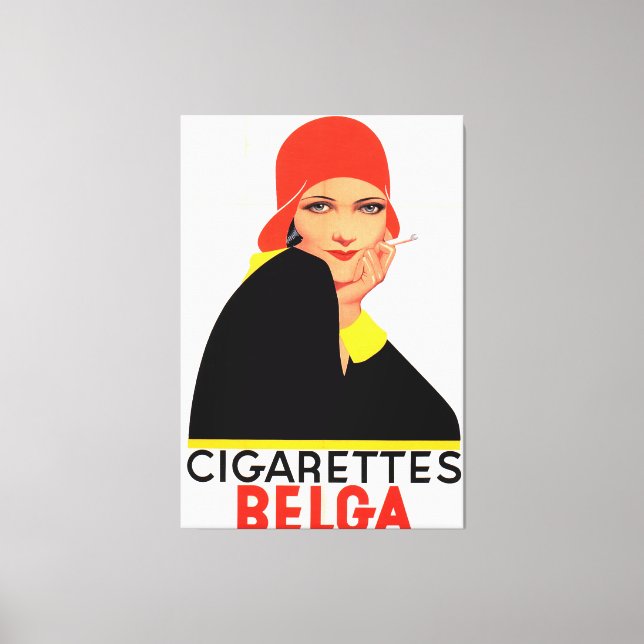 Belga Cigs Leinwanddruck (Vorderseite)