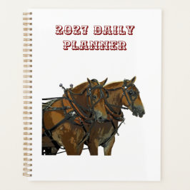 Belgian Draft Horse Daily Planner Planer