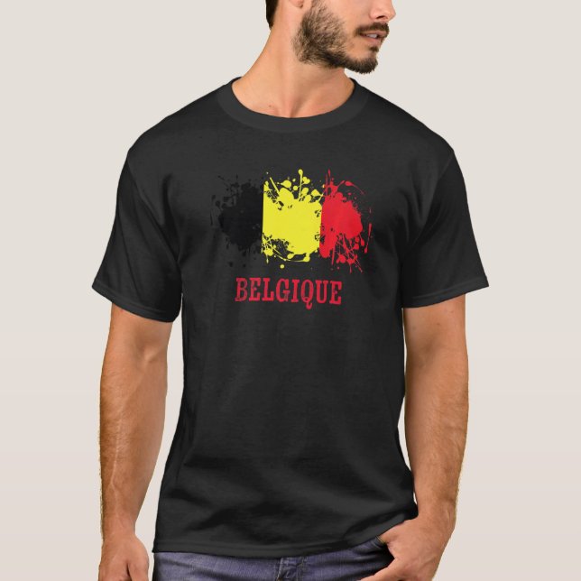 Belgian enthusiasts for Belgique or Belgien and Be T-Shirt (Vorderseite)