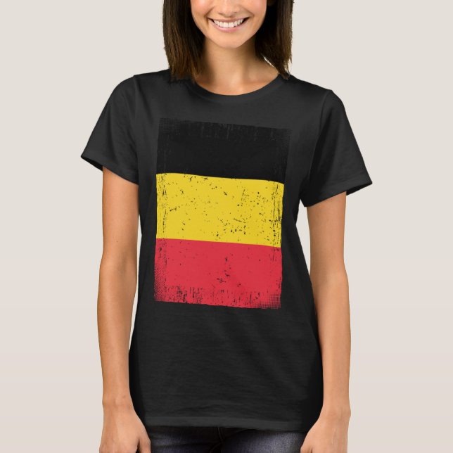 Belgian Flag Belgium T-Shirt (Vorderseite)