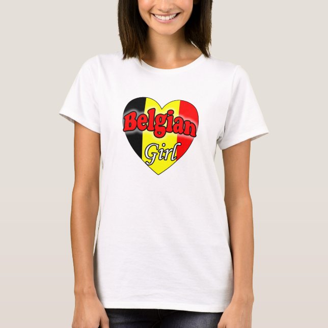 Belgian Girl T-Shirt (Vorderseite)