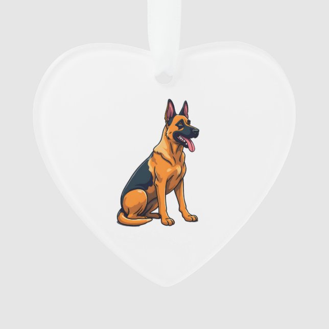 Belgian Malinois (1) Ornament (Vorderseite)