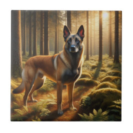 Belgian Malinois Fliese