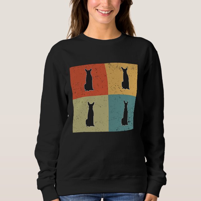 Belgian Malinois Vintage  3 Sweatshirt (Vorderseite)