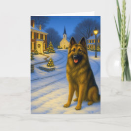Belgian Tervuren Holiday Card Feiertagskarte