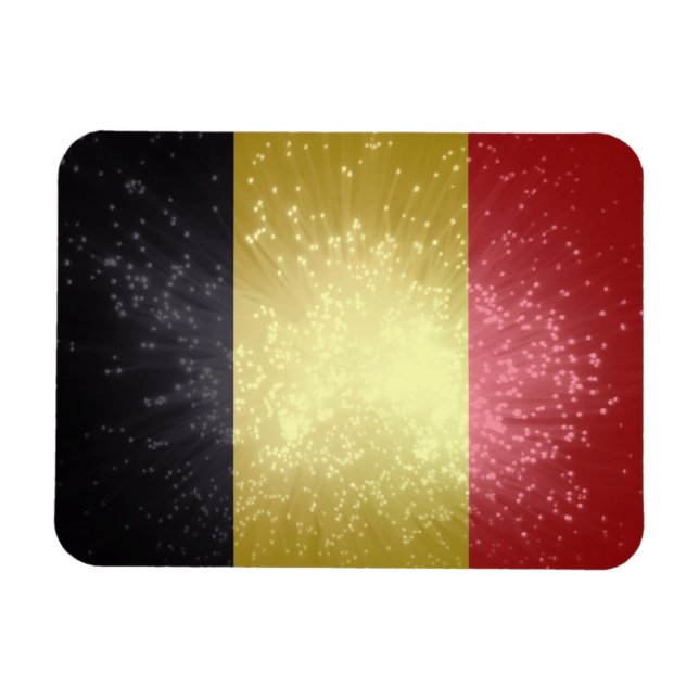 België; Belgienflagge Magnet (Horizontal)