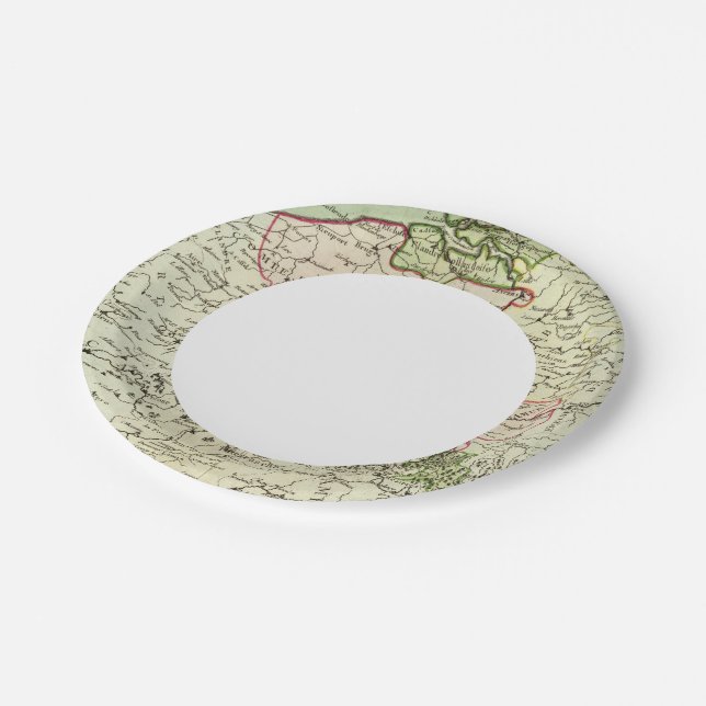 Belgien 3 pappteller (Schrägansicht)