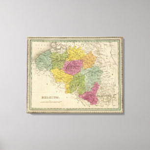 Belgien 5 leinwanddruck