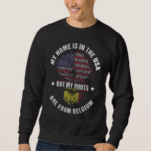 Belgien American Country Heritage Month Patriot Fl Sweatshirt