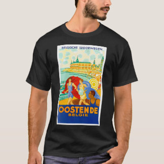 Belgien auf dem Landweg über Harwich T-Shirt