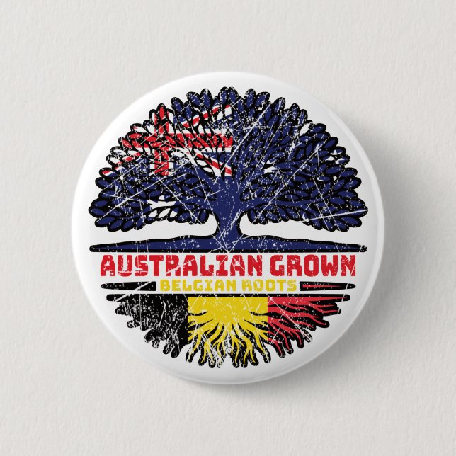 Belgien Australien Tree Roots (Belgien) Button (Vorderseite)