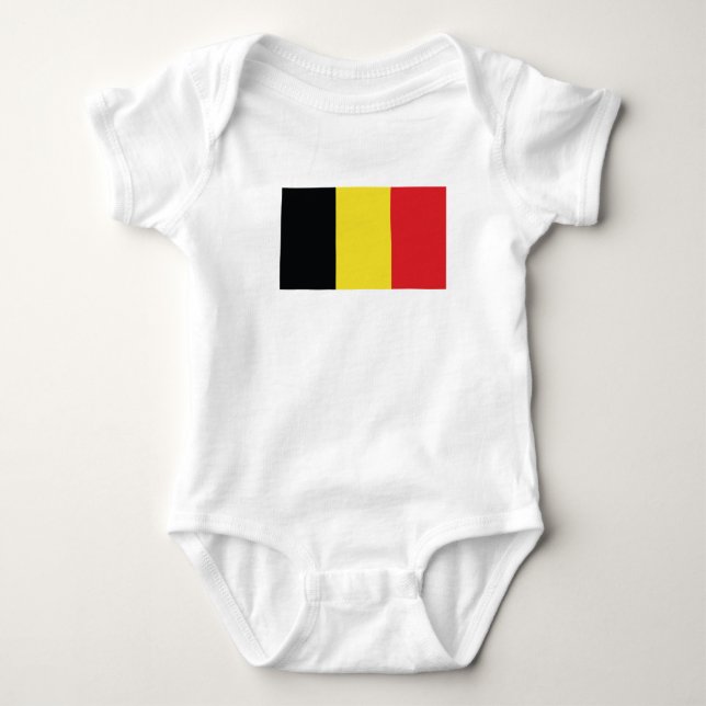 Belgien Baby Strampler (Vorderseite)