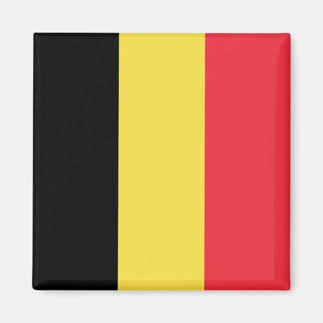 Belgien (belgische Flagge) Magnet (Vorne)