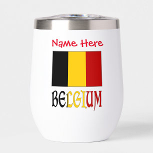 Belgien Belgische Flagge Rot Personalisierung Trin
