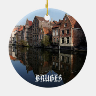 Belgien: Bruges Landschaftlich Circle Ornament