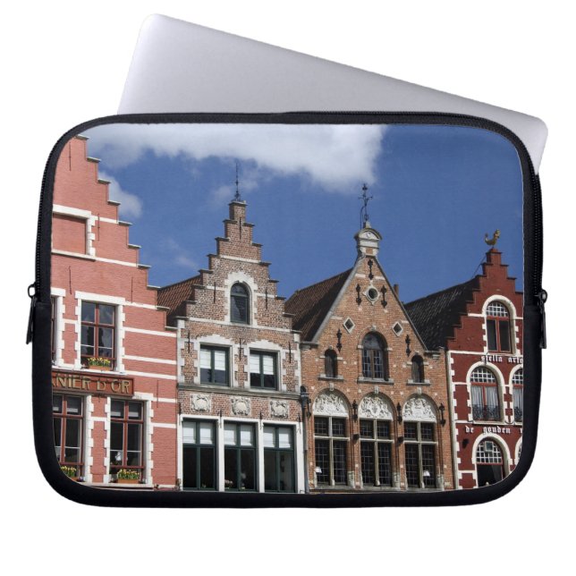 Belgien, Brugge (alias Brug oder Bruge). UNESCO 2 Laptopschutzhülle (Vorderseite)