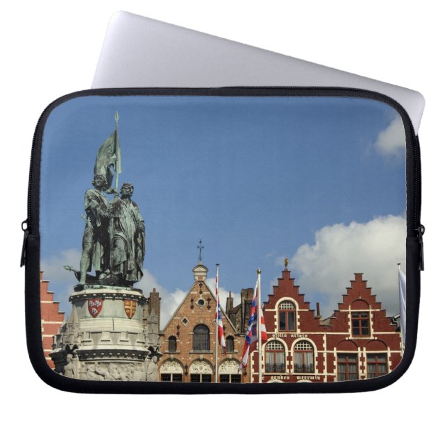 Belgien, Brugge (alias Brug oder Bruge). UNESCO Laptopschutzhülle (Vorderseite)
