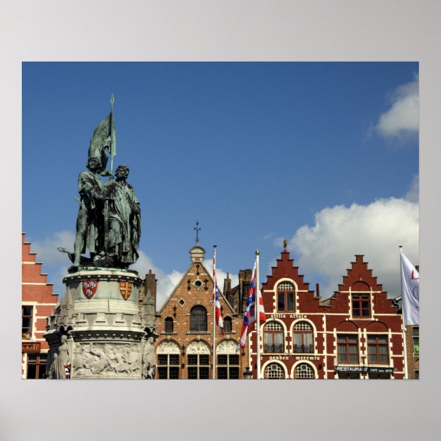Belgien, Brugge (auch Brug oder Bruge genannt). UN Poster (Vorne)