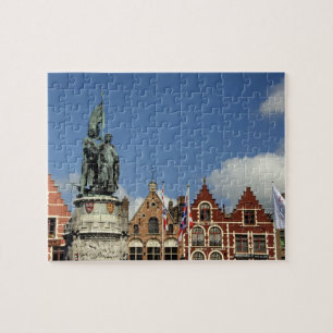 Belgien, Brugge (auch Brug oder Bruge). UNESCO Puzzle