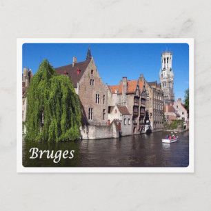 Belgien - Brügge - Kanal - Postkarte