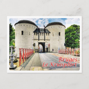 Belgien - Brügge - Le Kruispoort - Postkarte