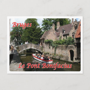 Belgien - Brügge - Le Pont Bonifacius - Postkarte