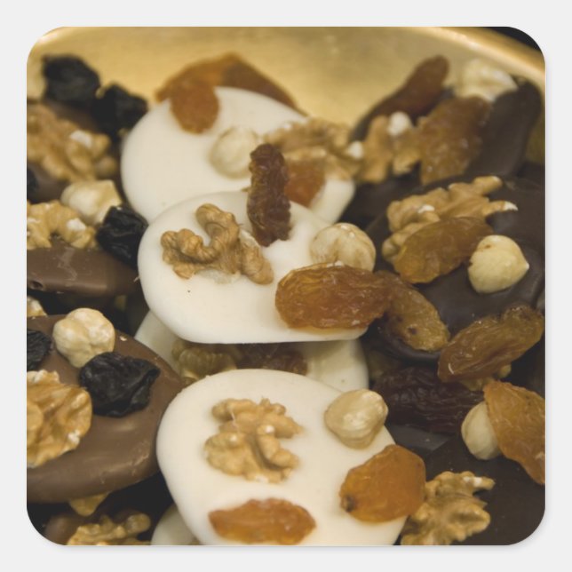 Belgien, Brüssel Belgien 2 Quadratischer Aufkleber (Vorderseite)